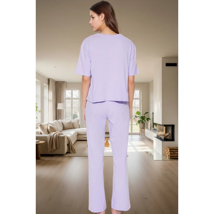 Pamuklu Pijama Takımı Rahat Regular Kalıp Boru Paça Kaliteli İşçilik
