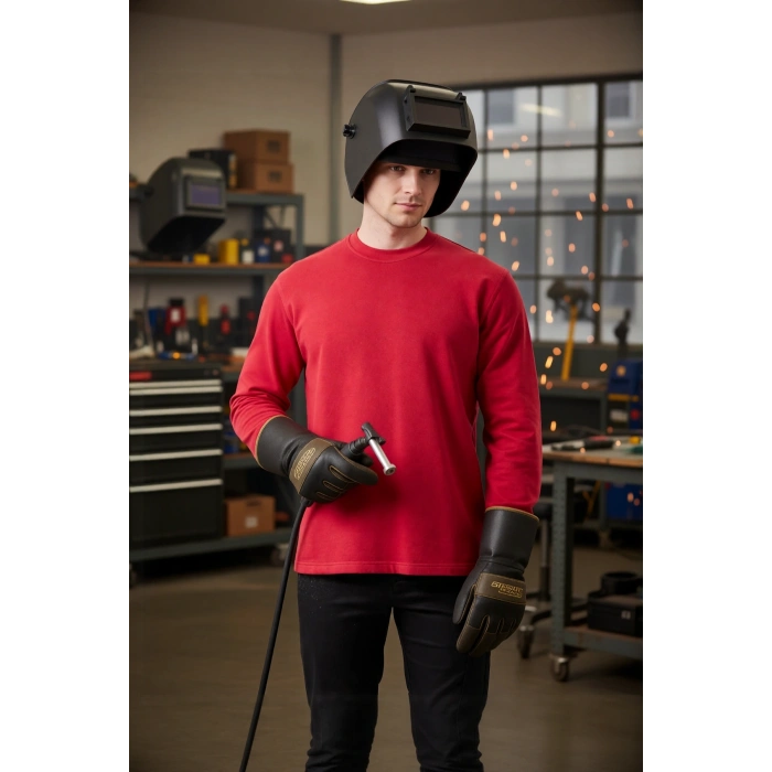 Pamuklu Sweatshirt Kışlık Erkek Süveter Galanthus Basic Rahat Kesim Günlük İş Kullanımı İçin