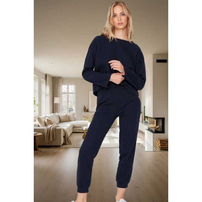 Pamuklu Waffle Pijama Takımı Rahatlık ve Şıklık Bir Arada Uzun Ömürlü Rahat Kullanım