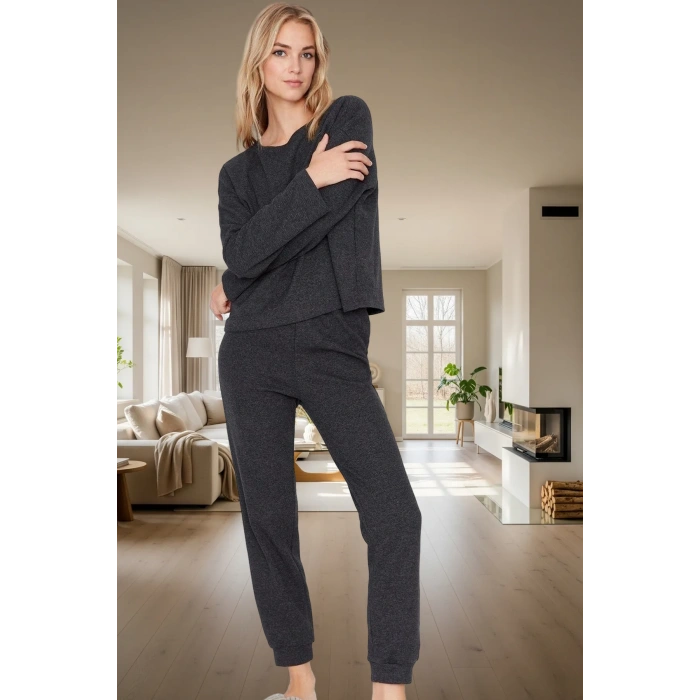 Pamuklu Waffle Pijama Takımı Rahatlık ve Şıklık Bir Arada Uzun Ömürlü Rahat Kullanım