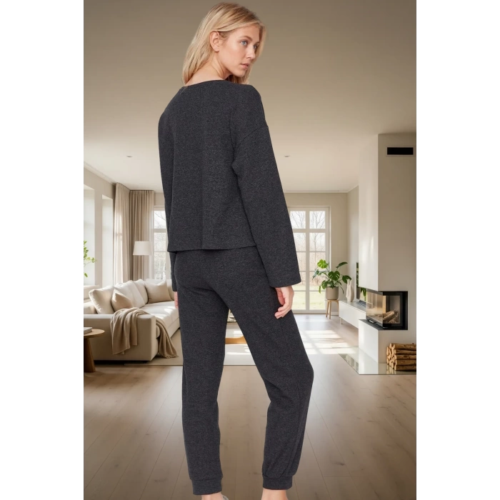 Pamuklu Waffle Pijama Takımı Rahatlık ve Şıklık Bir Arada Uzun Ömürlü Rahat Kullanım