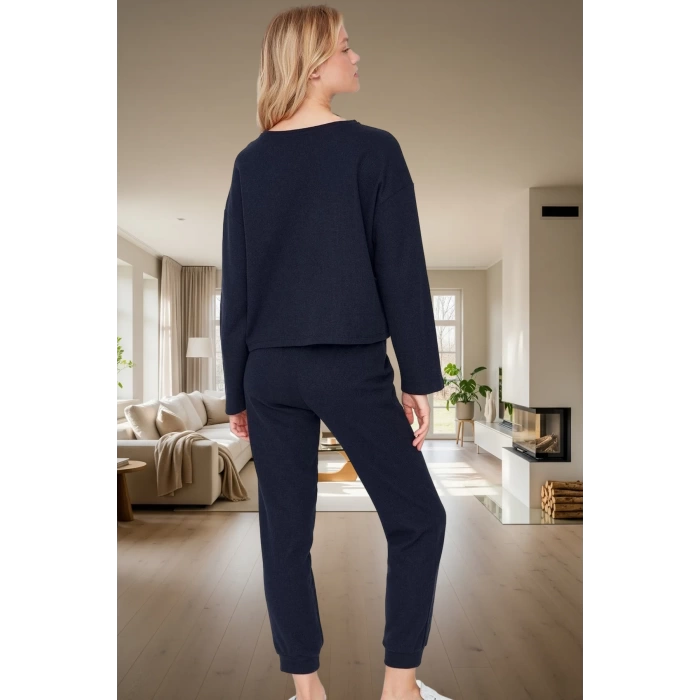 Pamuklu Waffle Pijama Takımı Rahatlık ve Şıklık Bir Arada Uzun Ömürlü Rahat Kullanım