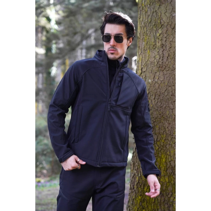 PayBuy FY81 Logan Softshell Mont Su Geçirmez Rüzgar Korumalı, Dayanıklı Erkek Ceket