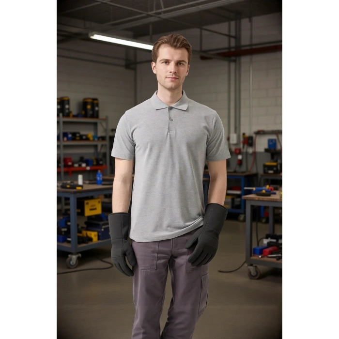 Polo Yaka Tişört 50 Pamuk Polyester Yazlık Herba shirt Pamuklu Nefes Alabilir Rahat Kesim