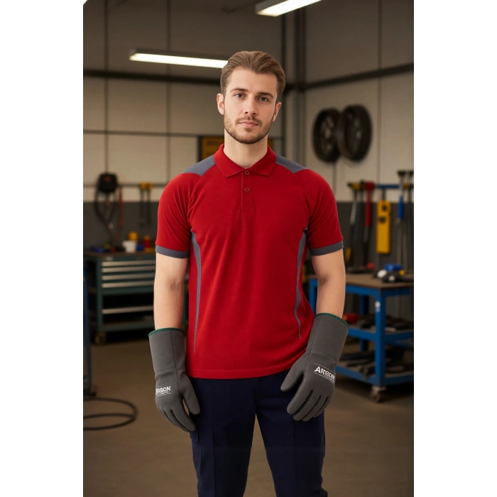 Polo Yaka Tişört İş Güvenliği Nefes Alabilir Flora shirt Şık Rahat Günlük Kullanımı İçin