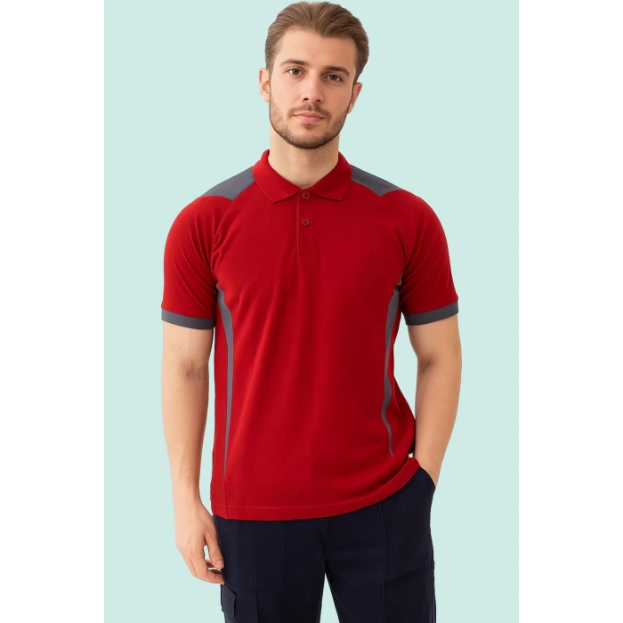 Polo Yaka Tişört İş Güvenliği Nefes Alabilir Flora shirt Şık Rahat Günlük Kullanımı İçin