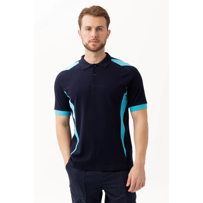 Polo Yaka Tişört İş Güvenliği Nefes Alabilir Flora shirt Şık Rahat Günlük Kullanımı İçin