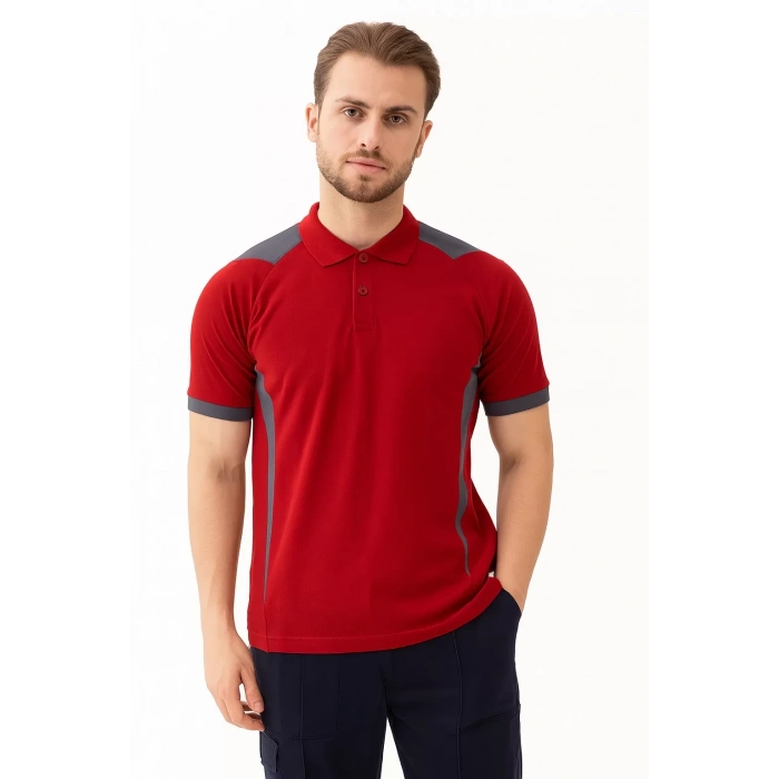 Polo Yaka Tişört İş Güvenliği Nefes Alabilir Flora shirt Şık Rahat Günlük Kullanımı İçin