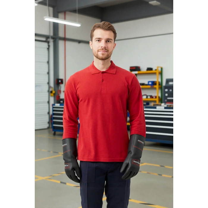 Polo Yaka Uzun Kollu Tshirt 100 Pamuk Padus shirt Şık Konforlu İş