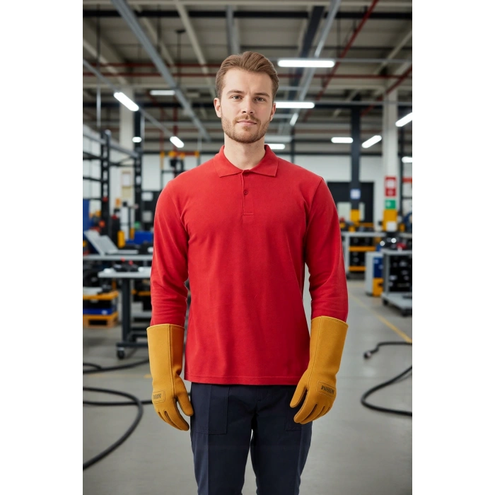 Polo Yaka Uzun Kollu Tshirt 100 Pamuk Padus shirt Şık Konforlu İş