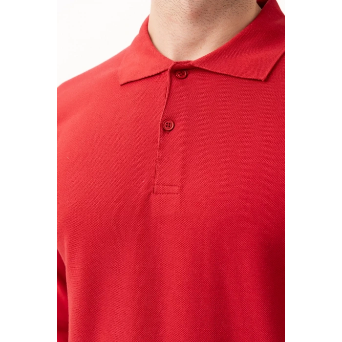 Polo Yaka Uzun Kollu Tshirt 100 Pamuk Padus shirt Şık Konforlu İş