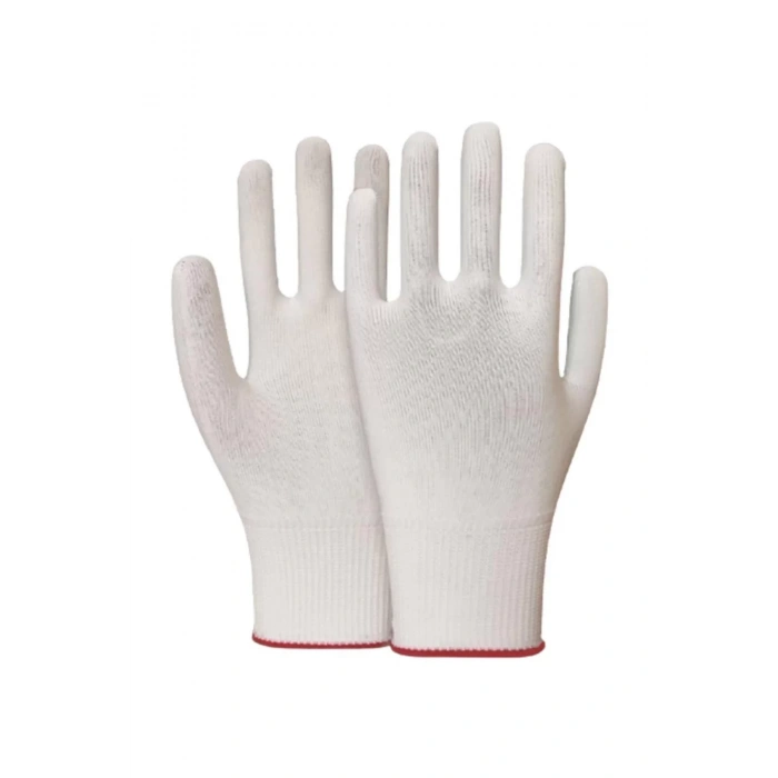 Polyester Kasiyer Eldivenleri 5li Paket Hafif Esnek ve Konforlu Beybi Örgü Eldiveni Çift Koruyucu