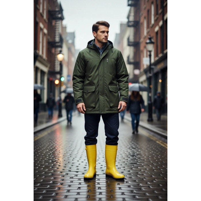 PVC Lastik Çizme Bot Yağmur Botu 218 Gezer