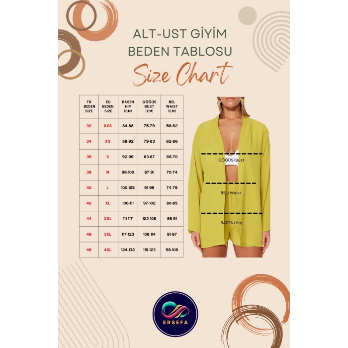 Rahat Örme Alt Üst Takım; Polyester Viskoz Elastan; Çizgili Desen; Kısa Boy Premium Kalite