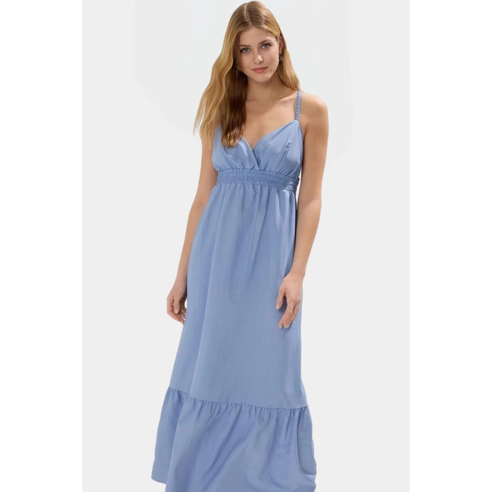 Rahat ve Şık Polyester Midi Elbise Günlük Kullanım Profesyonel Görünüm Dayanıklı Malzeme