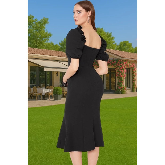 Rahat Yazlık Midi Boy Bodycon Abiye Elbise Uzun Ömürlü Günlük Kullanım İçin Rahat Ve Şık