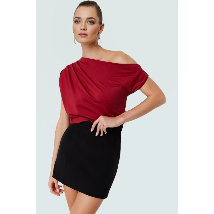 Regular Kalıp Polyester Bluz Yazlık Şıklık Seçkin Malzeme
