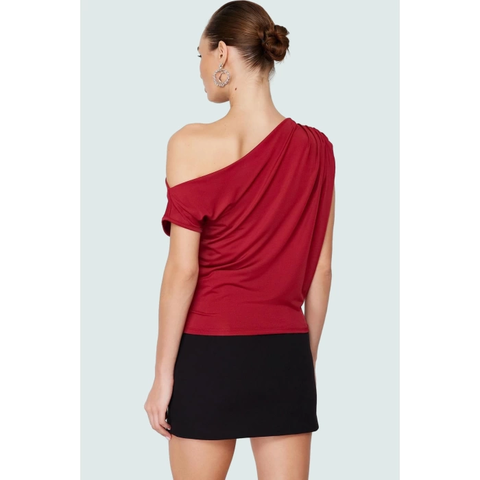 Regular Kalıp Polyester Bluz Yazlık Şıklık Seçkin Malzeme