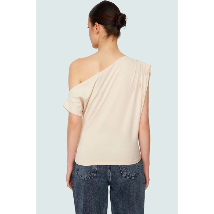Regular Kalıp Polyester Bluz Yazlık Şıklık Seçkin Malzeme
