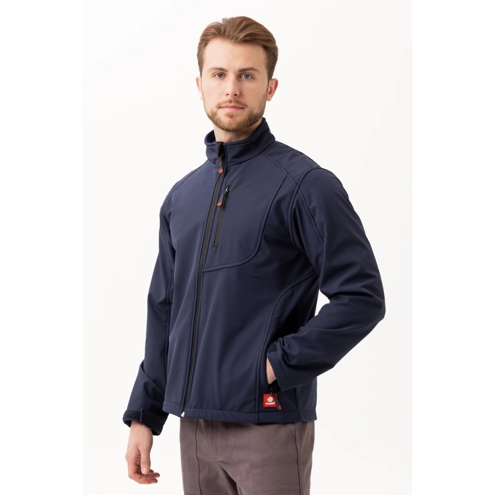 Salina Mont Erkek Su İtici Rüzgar Geçirmez Softshell Kışlık Outdoor Mont