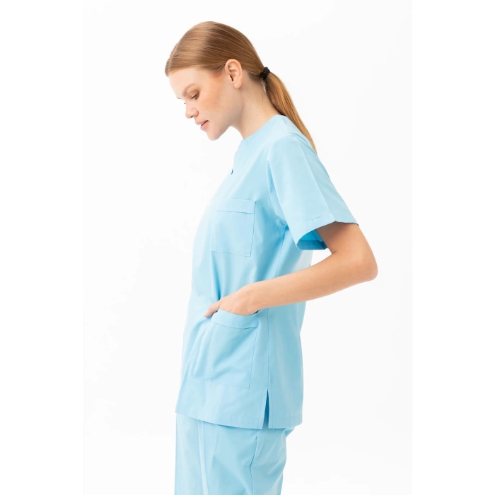 Santolina V Yaka Üniforma - Doktor, Hemşire, Sağlık Çalışanları İçin Rahat Ve Dayanıklı Scrubs