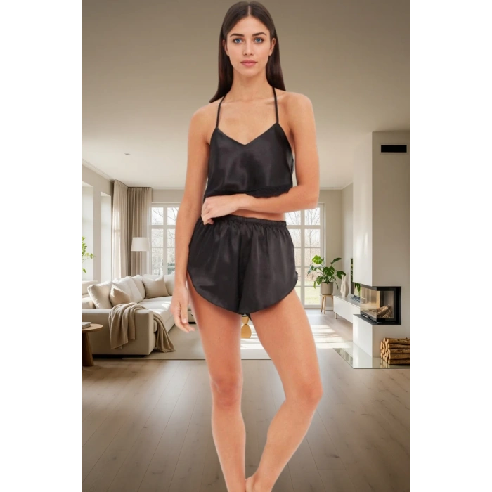 Saten Pijama Takımı Dantel Detaylı Rahat ve Şık Seçkin Malzeme Modern Stil Mükemmel Uyum