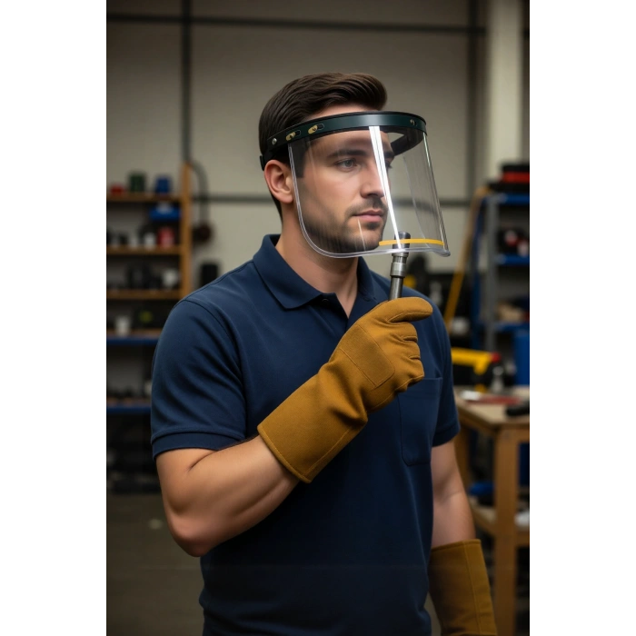 Saydam Kafa Koruyucu Siperlik Barete Takılır İş Güvenliği 1255 20cm 40cm Essafe Takılan