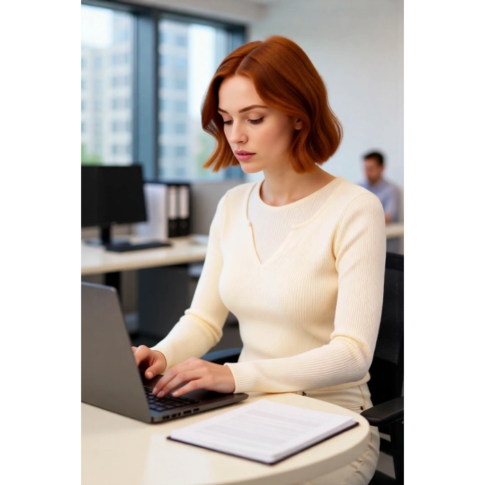 Şık Kadın Fitted Kesim Uzun Kollu Triko Kazak Renk Bloklu Basic Siluet Kış Sonbahar Kombinlerinin