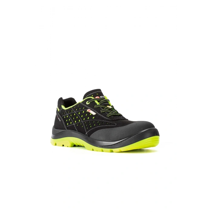 Sixton Is Guvenligi Ayakkabisi Neon 10327 Capua Src Kompozit Burunlu Deri Yüksek Bilek