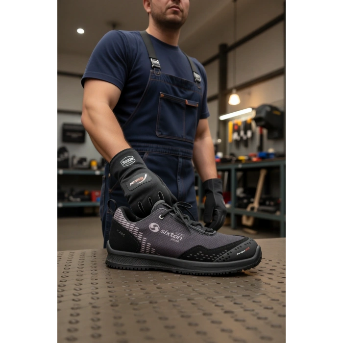 Sixton Peak İş Güvenliği Ayakkabısı Hafif Nefes Alabilir 18378 Auckland Konforlu