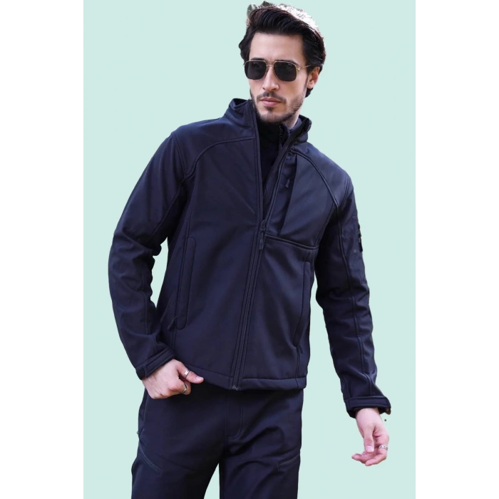 Softshell Erkek Mont Rüzgar Geçirmez Fy81 Fiyort Logan Korumalı Ceket