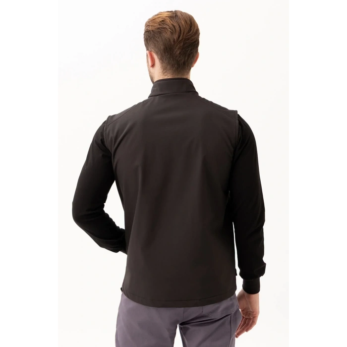 Softshell Erkek Yelek Kışlık İş Güvenliği Salina Günlük Kullanıma Uygun Konforlu Kesim Fermuarlı