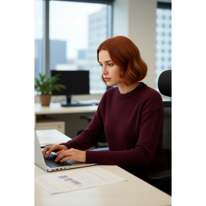 Soğuk Havalar İçin İdeal Kadın Oversize Crop Düşük Kol Bisiklet Yaka Triko Kazak Modeli Kaliteli