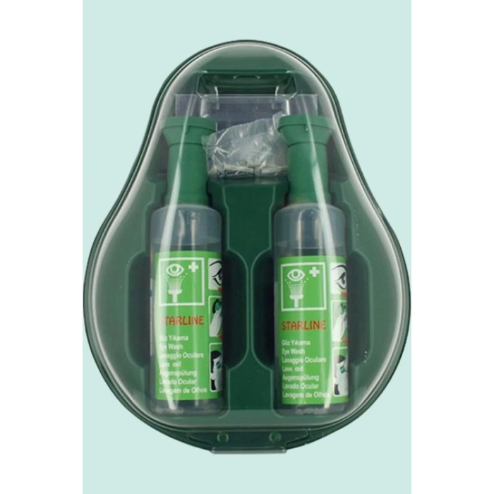 Starline Göz Yıkama Seti İş Güvenlik Ekipmanı Cps023 2x500ml Solüsyonu Takımı