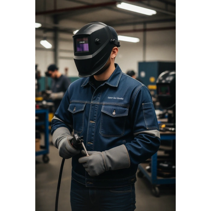 Starline Kaynak Maskesi Otomatik Kararan ISG EN 379 Luxe