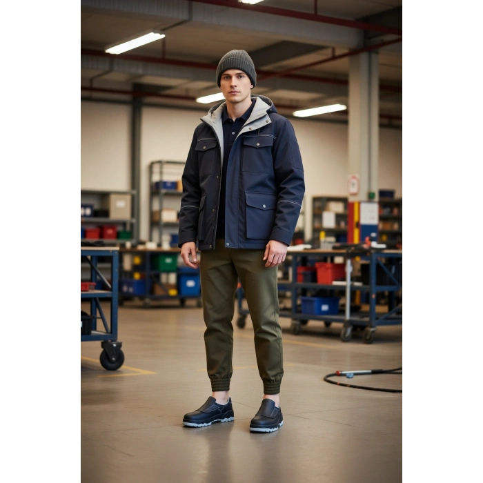 Su Geçirmez Cilt Deri İş Ayakkabısı 096 EN ISO 20345 Mekap Bora Suya Çelik Burunlu