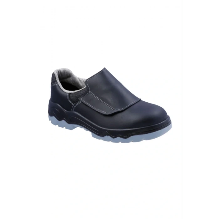 Su Geçirmez Cilt Deri İş Ayakkabısı 096 EN ISO 20345 Mekap Bora Suya Çelik Burunlu