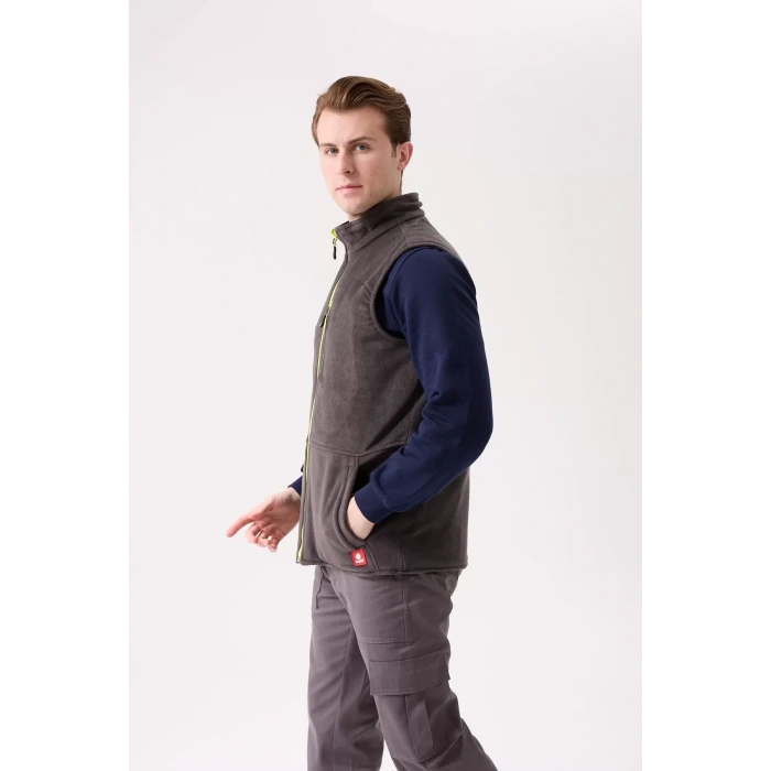 Su Geçirmez Yansıtıcı İş Yeleği Kışlık Salix Outdoor Yelek Suya Hafif Fonksiyonel Cepli