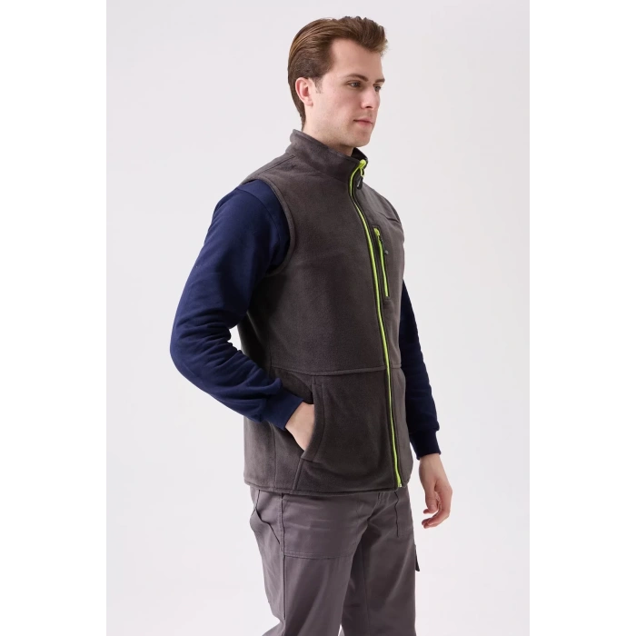 Su Geçirmez Yansıtıcı İş Yeleği Kışlık Salix Outdoor Yelek Suya Hafif Fonksiyonel Cepli