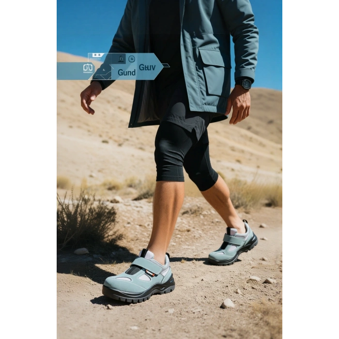 Süet Elektrikçi Ayakkabısı Hafif ve Yalıtımlı ISG Modeli 157 Mekap Kompozit Burunlu Yalıtkan