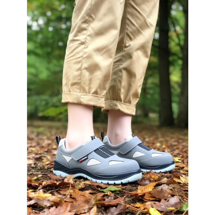 Süet İş Güvenliği Ayakkabısı Mekap Jüpiter S1 157 EN ISO 20345 Deri Çelik Burunlu