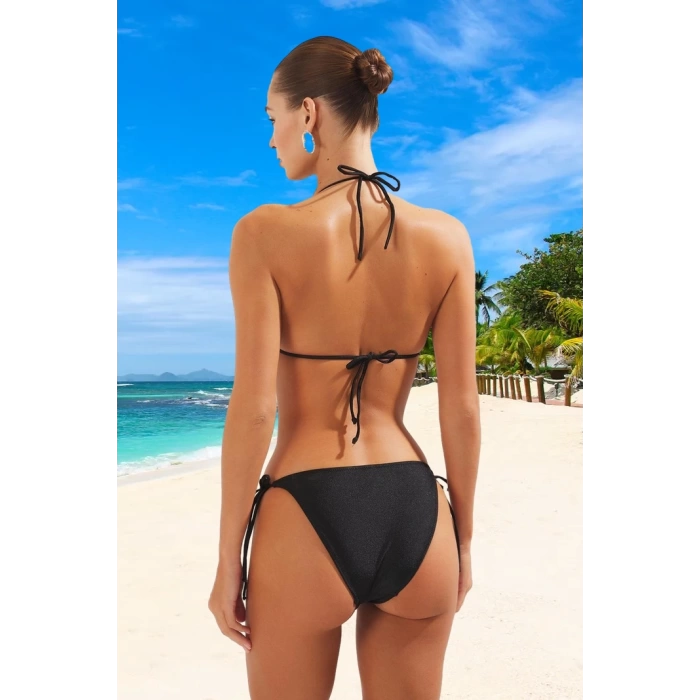Tasarım Bikini Takımı Plaj Ve Havuz İçin Hızlı Kuruyan Esnek Kumaş Ergonomik Kesim