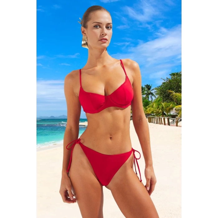 Tasarım Bikini Takımı Yaz Koleksiyonu Şık Detaylı Su Sporları İçin Premium Kalite