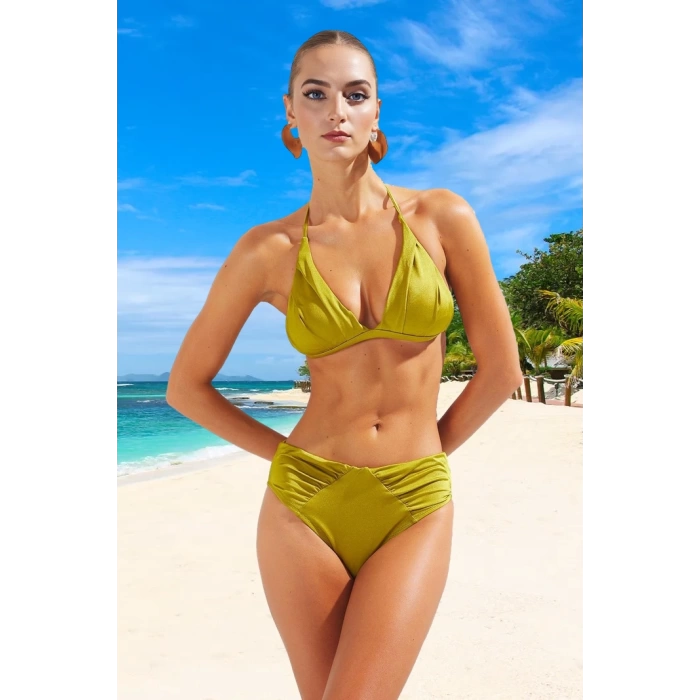 Tasarım Bikini Takımı Yaz Koleksiyonu UV Korumalı Ergonomik Kesim Şık Detaylı Esnek Kumaş