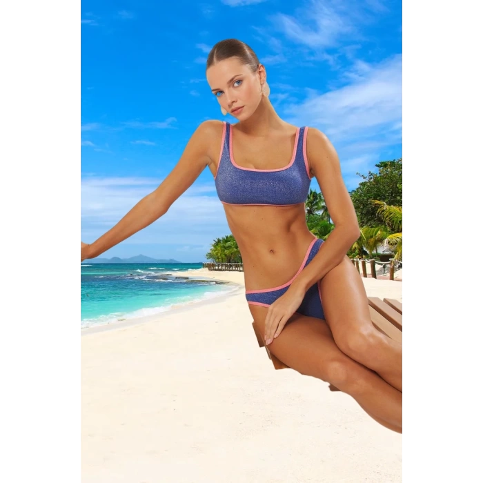 Tasarım Bikini Takımı Yüksek Konfor Klora Dayanıklı Su Sporları İçin Esnek Kumaş