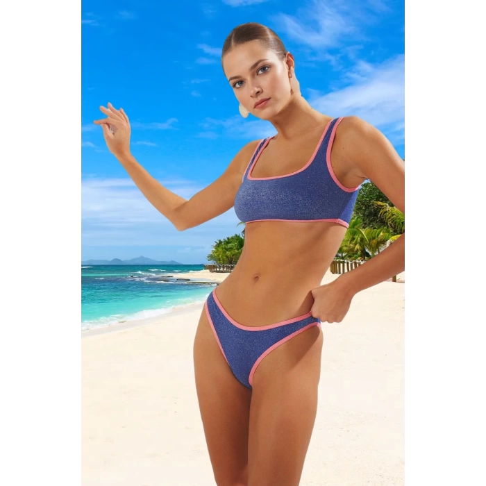 Tasarım Bikini Takımı Yüksek Konfor Klora Dayanıklı Su Sporları İçin Esnek Kumaş