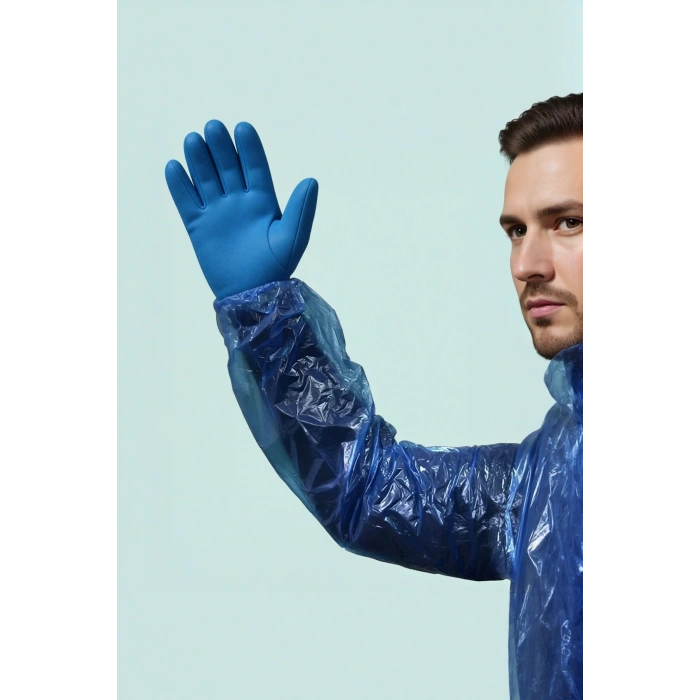 Tek Kullanmılık Kol Koruyucuları Hijyenik Şirket Giysisi 100 Kullanımlık Paket Ürünler