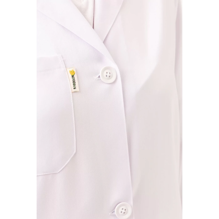 Tıp Önlüğü Kadın Laboratuvar Üniforması Cordata Doktor Hemşire Şık Konforlu