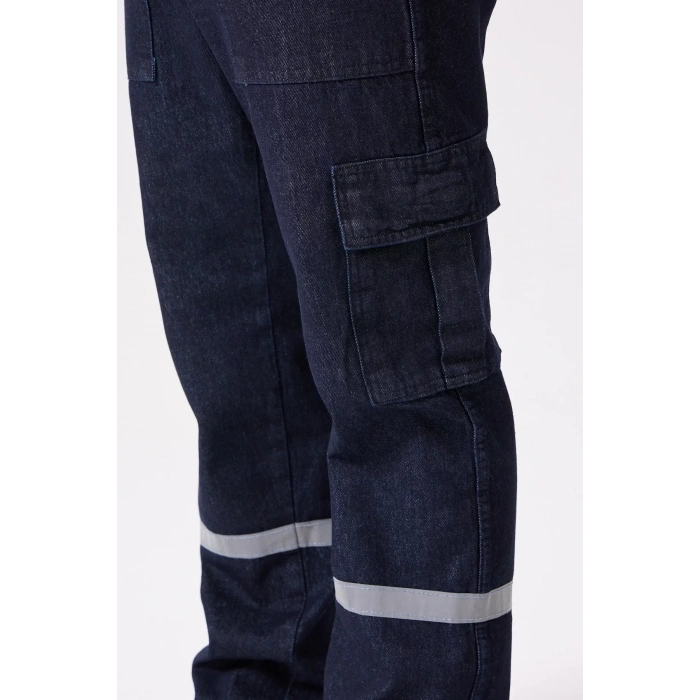 Tulipa Denim Yazlık İş Pantolonu Koyu Hafif