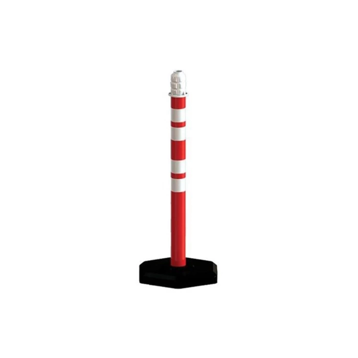 UT6003 Dubalı Uyarı Dikmesi 60x1200 mm, Mıcır Tabanlı, Reflektif, Trafik Güvenlik Bariyeri